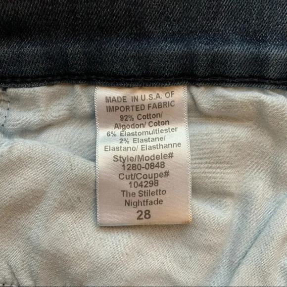 CURRENT/ELLIOTT The Stiletto Skinny Jean Size 28 - Picture 7 of 13